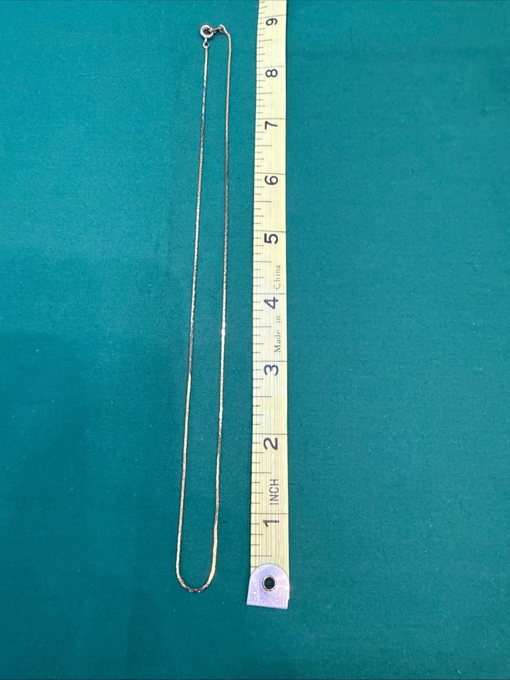 Delicate Goldtone Thin Chain Necklace. 94D